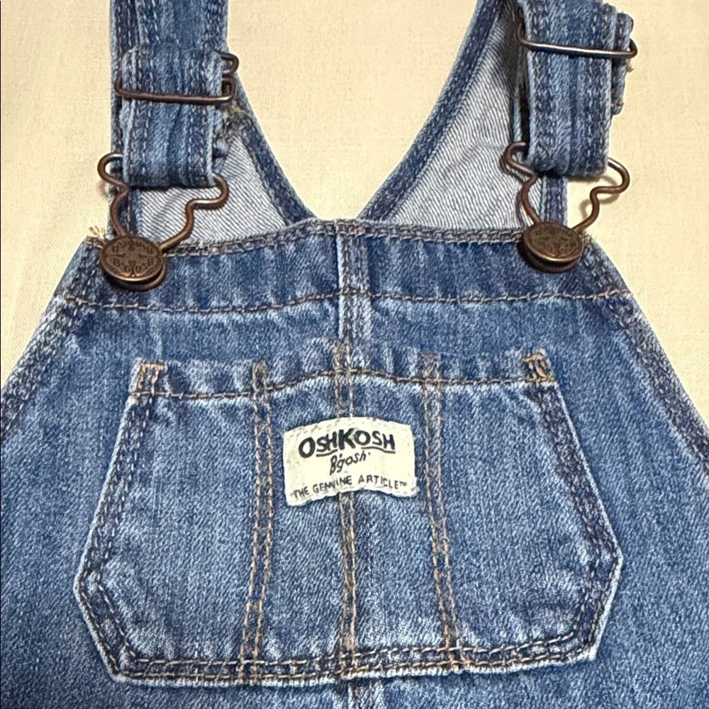 OshKosh B'gosh Blue Denim Skirtall with Tulle & Glitter Sparkles, Size 4T
